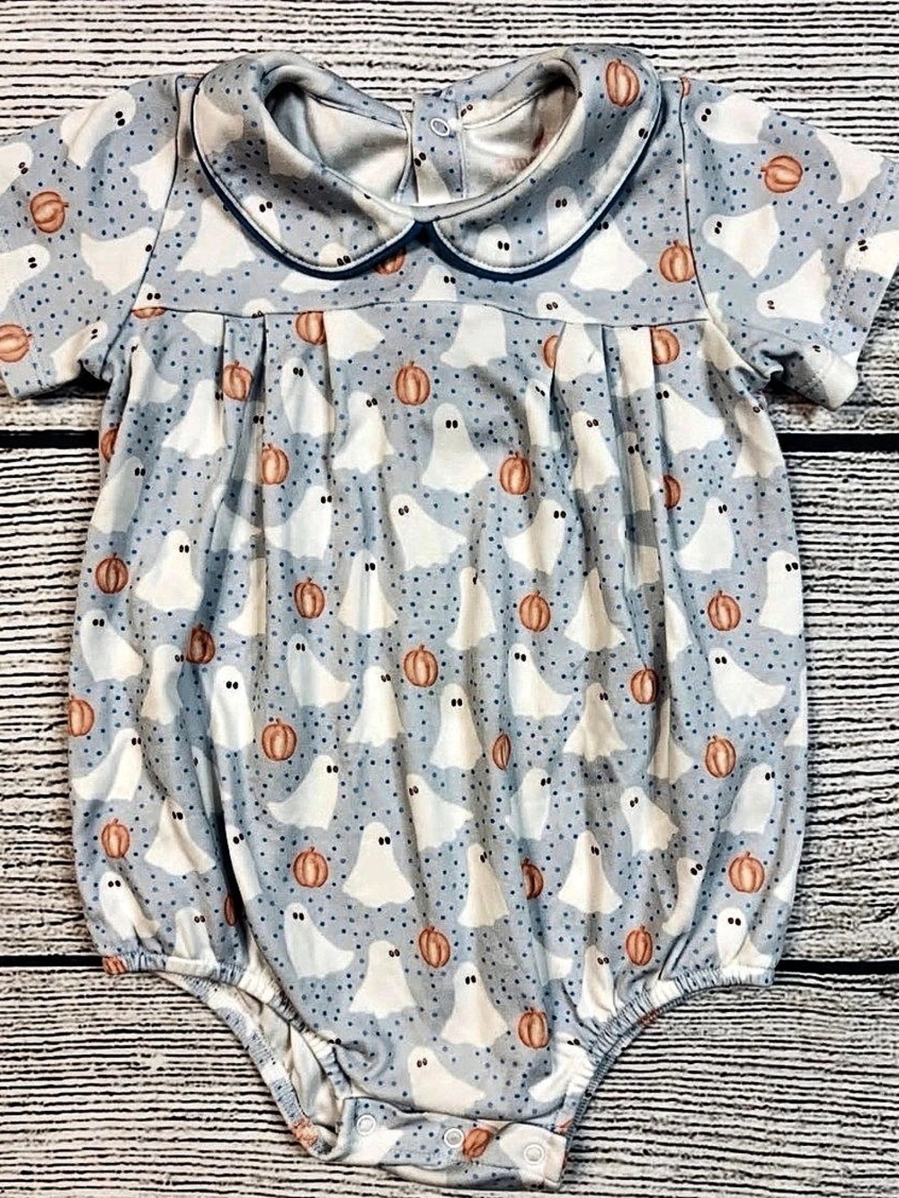 Baby Pumpkin Ghost Bodysuit